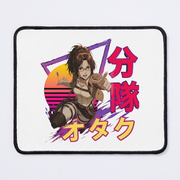 Item preview, Hange Zoe Retro Sunset Attack On Titan designed and sold by aox-cc-3oy.