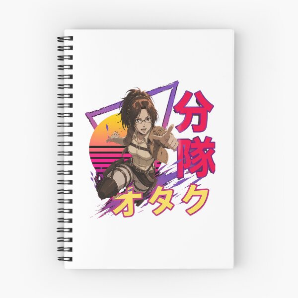 Item preview, Hange Zoe Retro Sunset Attack On Titan designed and sold by aox-cc-3oy.