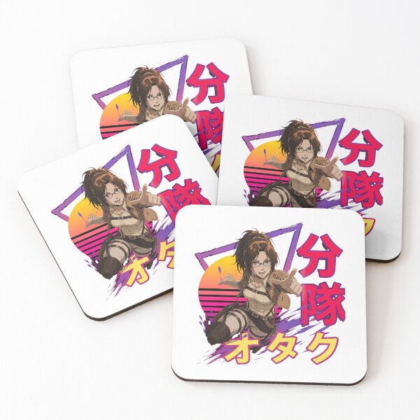 Item preview, Hange Zoe Retro Sunset Attack On Titan designed and sold by aox-cc-3oy.