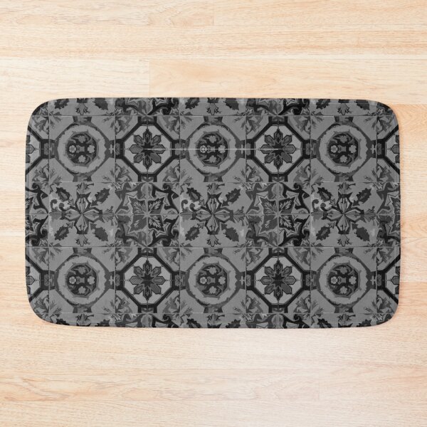 Item preview, Mosaic Digital Art Patterns in Grey designed and sold by ShopieHome.