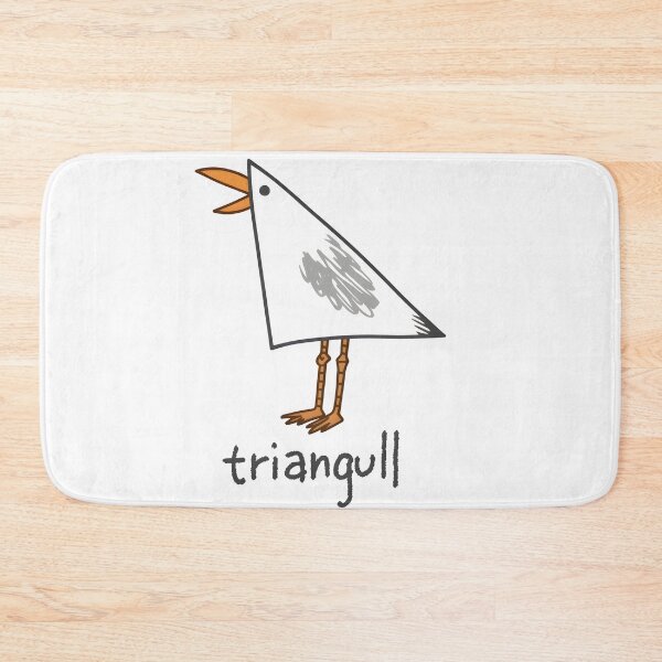 Item preview, Triangull Triangle Seagull Bird Pun  designed and sold by OrlimarHIpo.