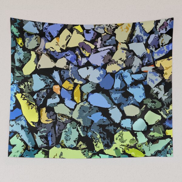 Item preview, Colorful Organic Digital Stone Camo Patterns designed and sold by ShopieHome.