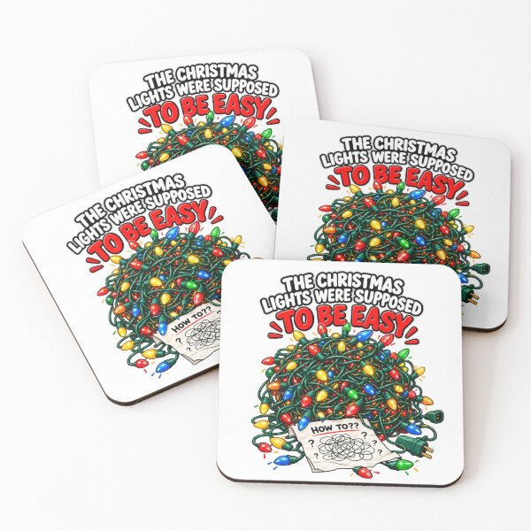Item preview, Christmas Lights Were Supposed To Be Easy Funny Design designed and sold by Kenzie & Co.