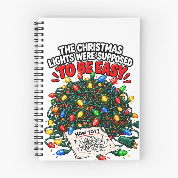 Item preview, Christmas Lights Were Supposed To Be Easy Funny Design designed and sold by Kenzie & Co.
