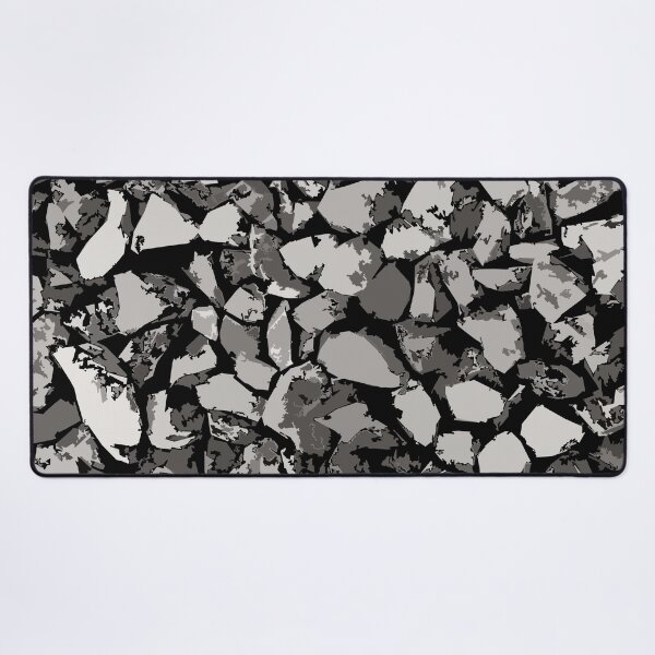 Item preview, Digital Organic Stone Camo Pattern in Grey designed and sold by ShopieHome.