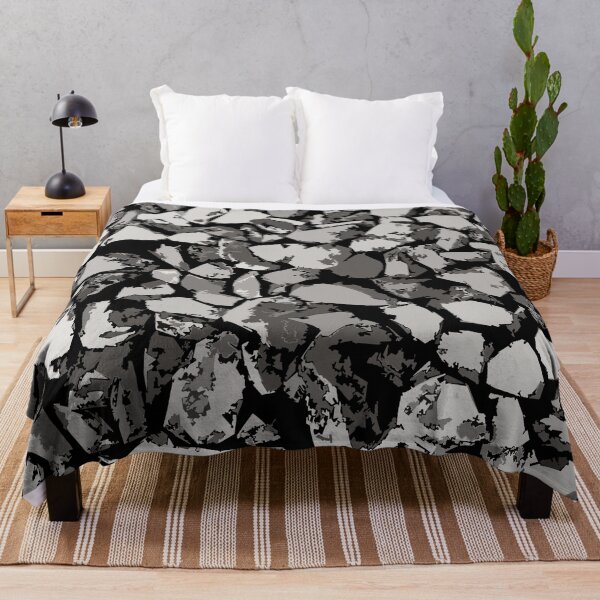 Item preview, Digital Organic Stone Camo Pattern in Grey designed and sold by ShopieHome.