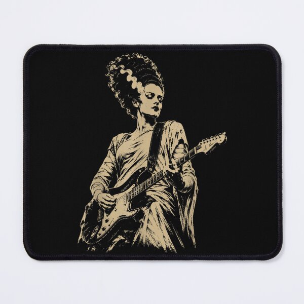 Item preview, Bride of Frankenstein Playing Guitar Halloween Guitarist designed and sold by raewaelchi.