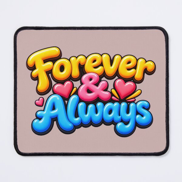 Item preview, Forever & Always Love Heart Romantic 3D designed and sold by MR4me.