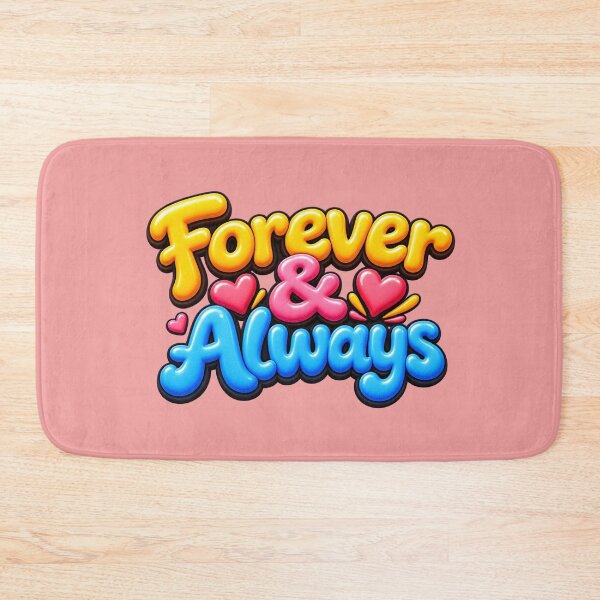 Item preview, Forever & Always Love Heart Romantic 3D designed and sold by MR4me.