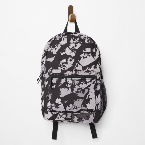 Item preview, Digital Organic Camouflage Pattern in Grey Black designed and sold by ShopieHome.