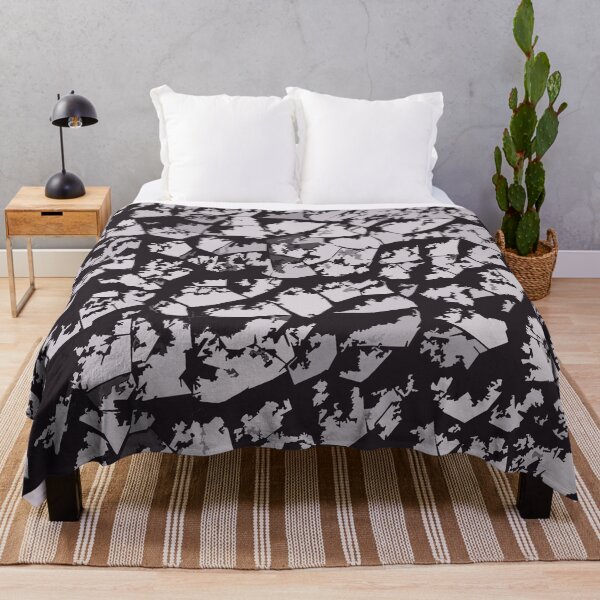 Item preview, Digital Organic Camouflage Pattern in Grey Black designed and sold by ShopieHome.