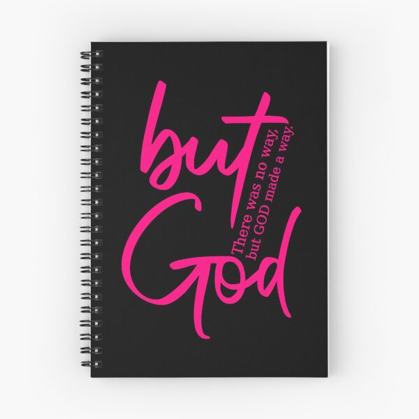 Item preview, But God - There was No Way God Made A Way - Hot Pink Graphic designed and sold by raewaelchi.