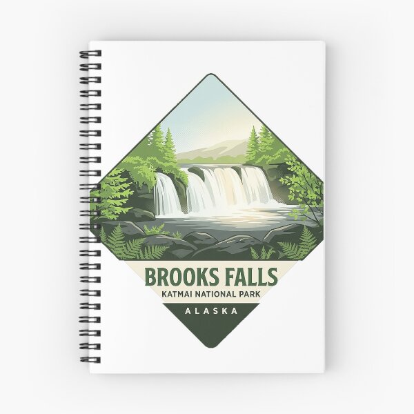 Item preview, Brooks Falls Spring Alaska Diamond Travel Sticker designed and sold by DetourDgn.