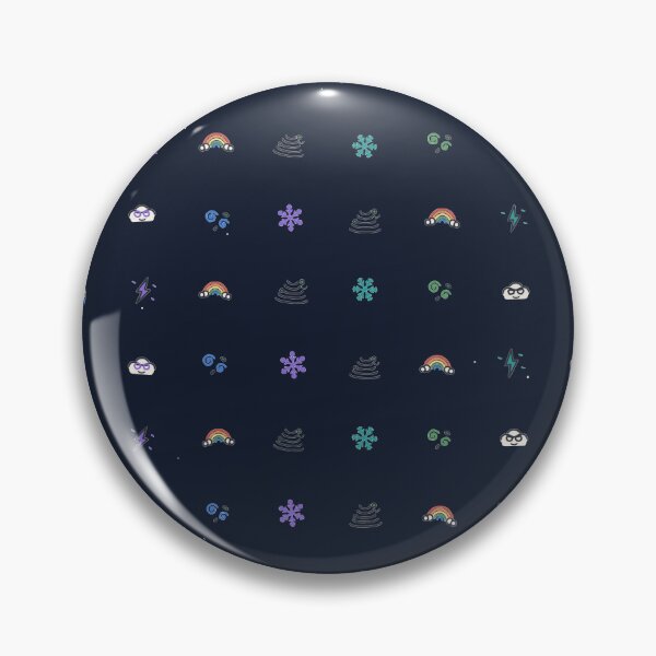 Item preview, Cute Kawaii Weather Doodles Micro Icon Seamless Pattern designed and sold by KungPowUnicorn.