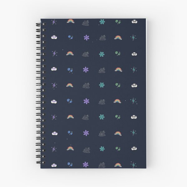 Item preview, Cute Kawaii Weather Doodles Micro Icon Seamless Pattern designed and sold by KungPowUnicorn.