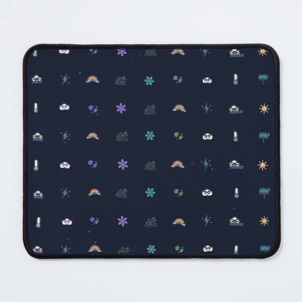 Item preview, Cute Kawaii Weather Doodles Micro Icon Seamless Pattern designed and sold by KungPowUnicorn.