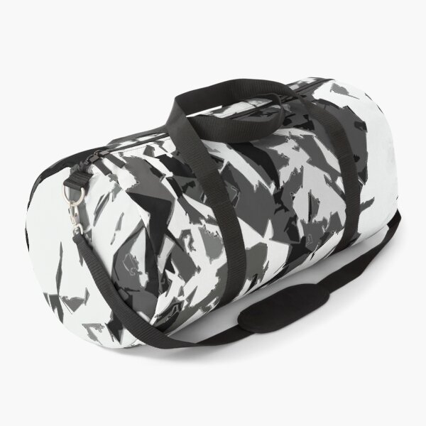 Item preview, Digital Organic Abstract Camouflage Pattern in Grey designed and sold by ShopieHome.