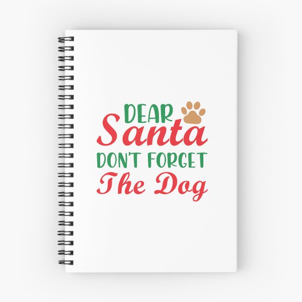 Item preview, Dear Santa Don't Forget the Dog Christmas Design designed and sold by Palette & Hue.