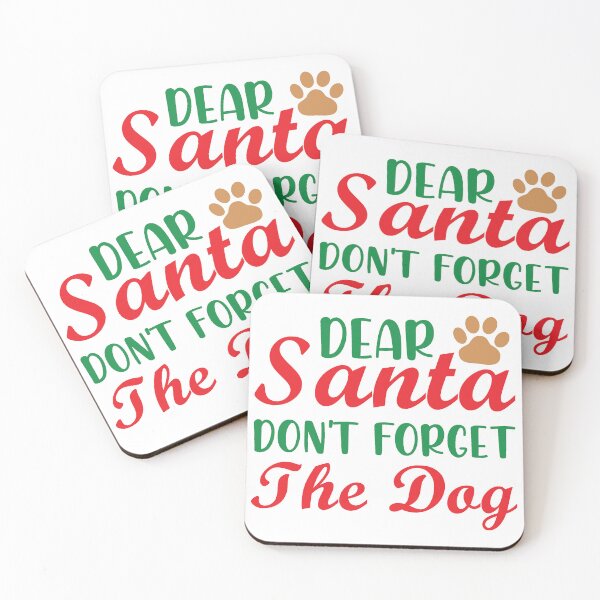 Item preview, Dear Santa Don't Forget the Dog Christmas Design designed and sold by Palette & Hue.