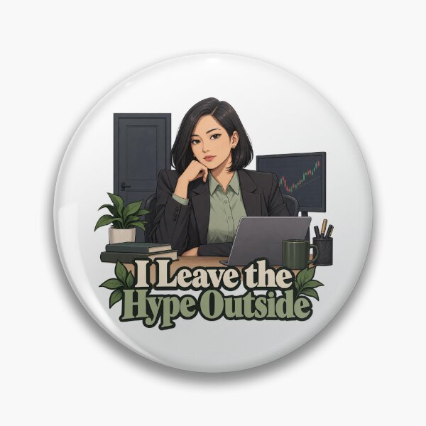 Item preview, I Leave the Hype Outside Calm Anime Trader Art designed and sold by Bikivuno.