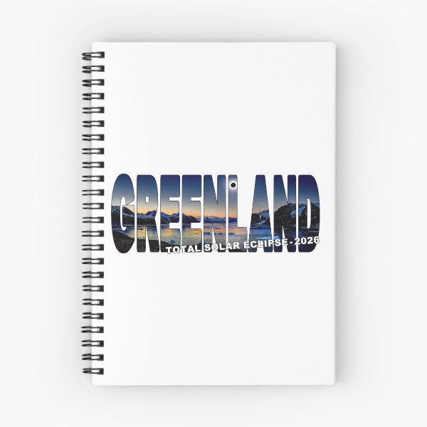 Item preview, GREENLAND Total Solar Eclipse 2026 - Iceland Spain 2026 Full Corona designed and sold by Adam Gormley.
