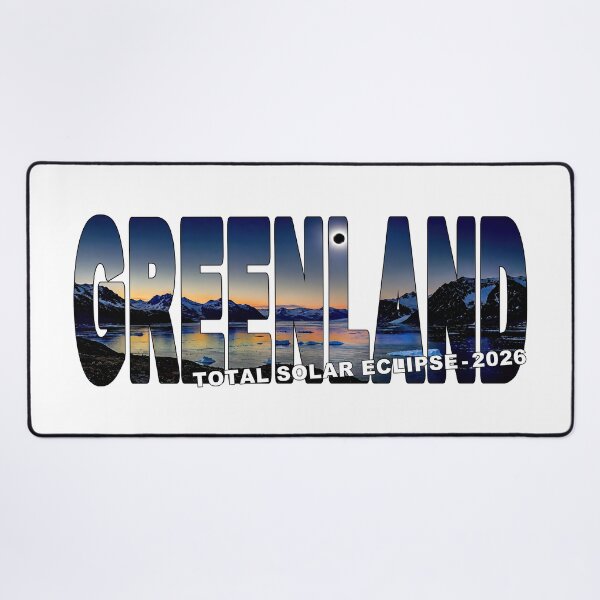 Item preview, GREENLAND Total Solar Eclipse 2026 - Iceland Spain 2026 Full Corona designed and sold by Adam Gormley.