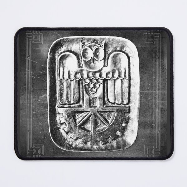 Item preview, Stylized Owl Relief Bronze Door Plate Design designed and sold by Ghoul Enterprises.