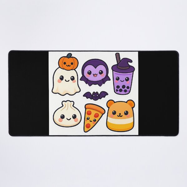 Item preview, Halloween Food Squad Kawaii Chibi Spooky Character Design designed and sold by SmartyWonders.