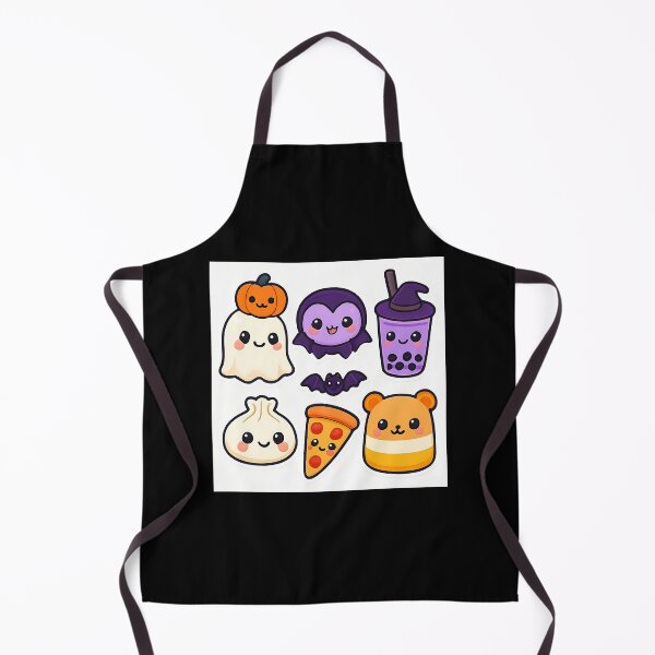 Item preview, Halloween Food Squad Kawaii Chibi Spooky Character Design designed and sold by SmartyWonders.