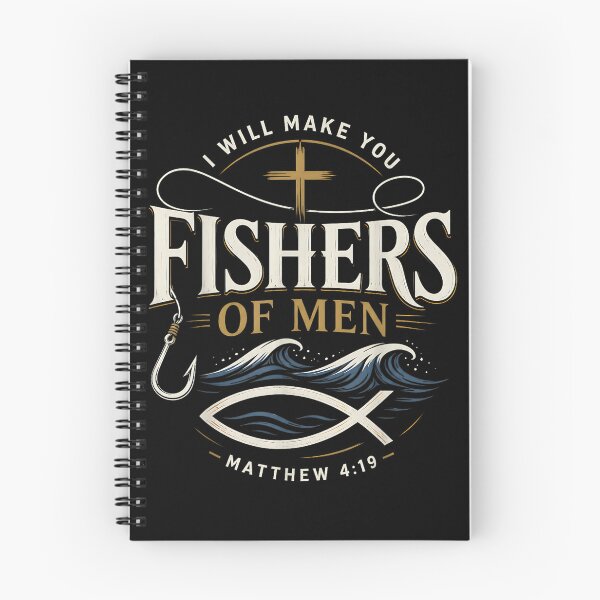 Item preview, Christian Faith Bible Verse Fishers of Men Matthew 4:19 designed and sold by raewaelchi.