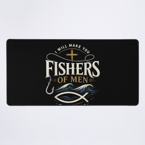 Item preview, Christian Faith Bible Verse Fishers of Men Matthew 4:19 designed and sold by raewaelchi.