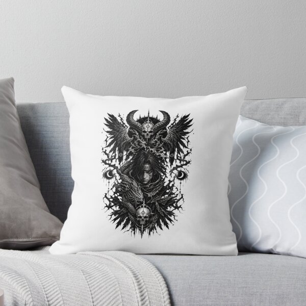 Item preview, Dark Fantasy Ninja Blackwork designed and sold by Odecart  ⭐️⭐️⭐️⭐️⭐️.