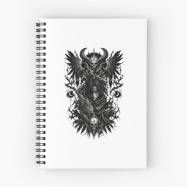 Item preview, Dark Fantasy Ninja Blackwork designed and sold by Odecart ⭐️⭐️⭐️⭐️⭐️.