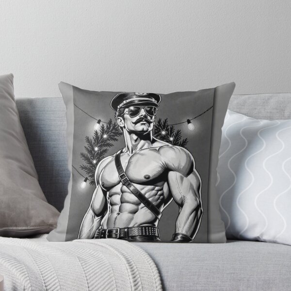 Item preview, Happy Christmas Sir Gay Leather Retro Collection Graphic Design designed and sold by ItsAKinkThing.
