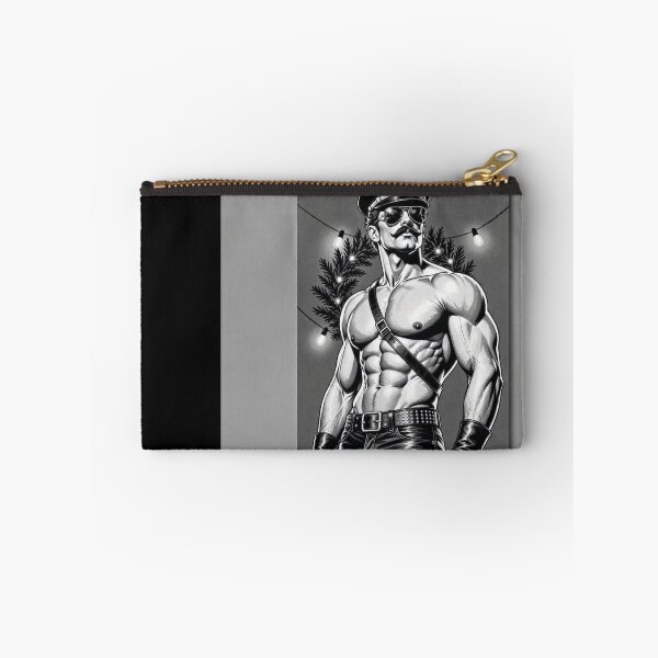 Item preview, Happy Christmas Sir Gay Leather Retro Collection Graphic Design designed and sold by ItsAKinkThing.