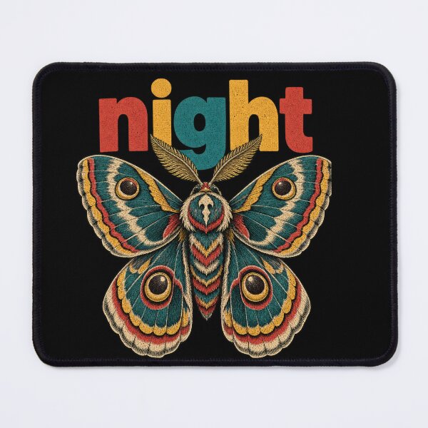 Item preview, Vintage Moth Night Botanical Illustration – Retro Nature Insect Graphic designed and sold by JatCreative.