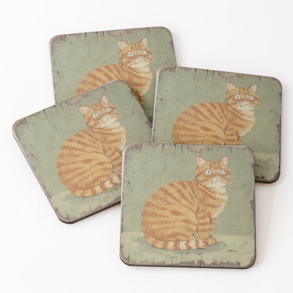 Item preview, Ginger Loaf Cat Contemplating the Void designed and sold by PictorialWhimsy.