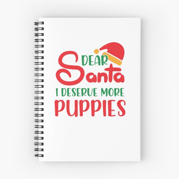 Item preview, Dear Santa I Deserve More Puppies Christmas Design designed and sold by Palette & Hue.