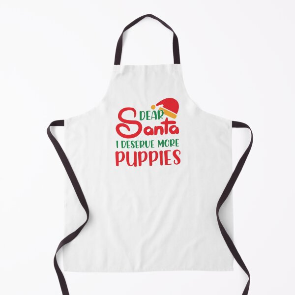 Item preview, Dear Santa I Deserve More Puppies Christmas Design designed and sold by Palette & Hue.