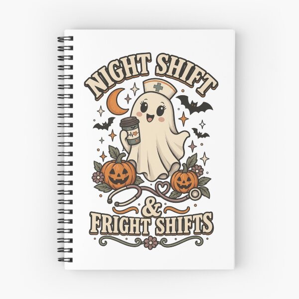Item preview, Funny Halloween Present For Night Shift Nurse designed and sold by ChockletBoy.