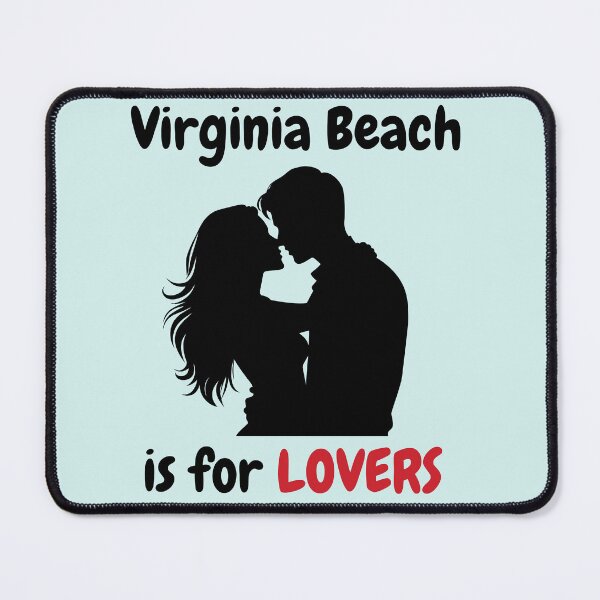 Item preview, Virginia Beach Lovers Romantic Beach Couple Design designed and sold by Sophie's Favorites.