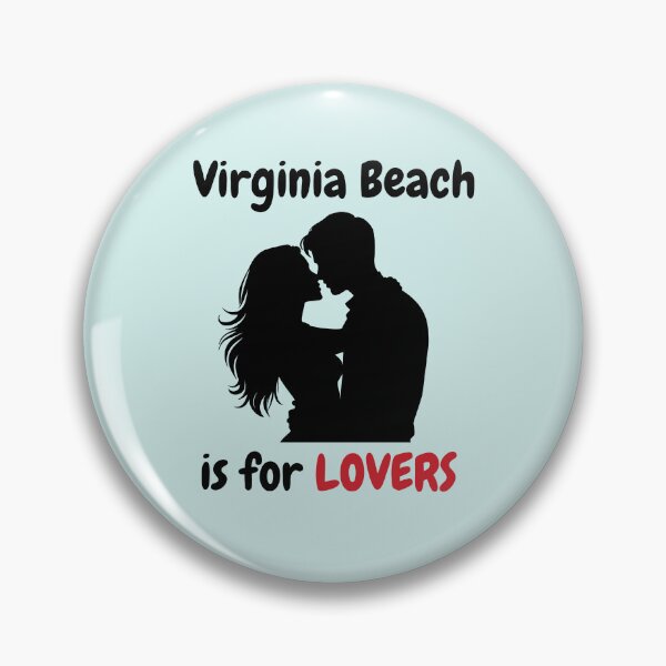 Item preview, Virginia Beach Lovers Romantic Beach Couple Design designed and sold by Sophie's Favorites.