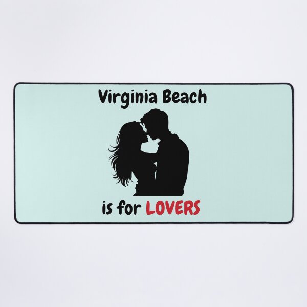 Item preview, Virginia Beach Lovers Romantic Beach Couple Design designed and sold by Sophie's Favorites.