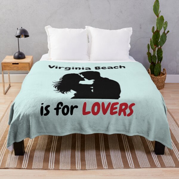 Item preview, Virginia Beach Lovers Romantic Beach Couple Design designed and sold by Sophie's Favorites.