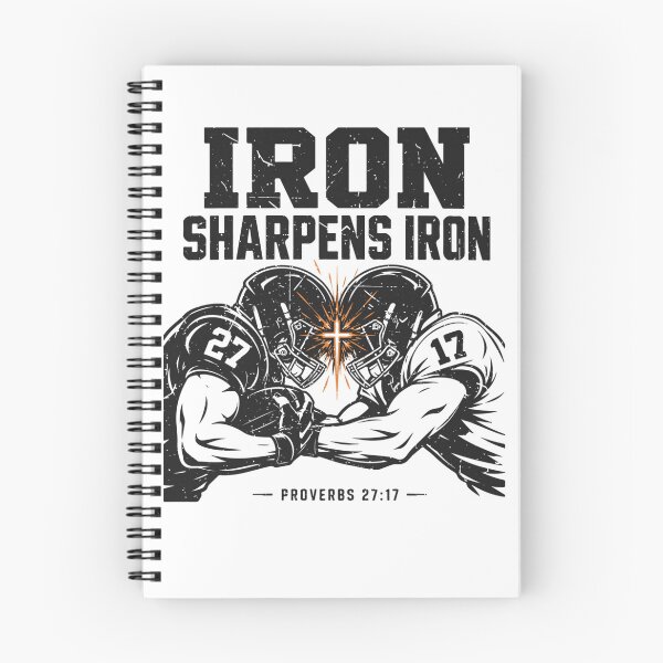 Item preview, Christian Football Faith Iron Sharpens Iron Men's Football designed and sold by raewaelchi.