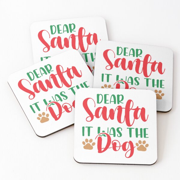 Item preview, Dear Santa It Was the Dog Funny Christmas Design designed and sold by Palette & Hue.