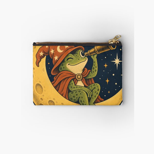 Item preview, Cosmic Frog Astronomer on the Moon designed and sold by WaynesCave.