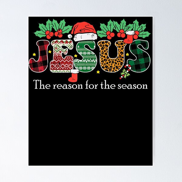 Item preview, Christmas Jesus Reason Season Xmas Christian Men Women designed and sold by raewaelchi.