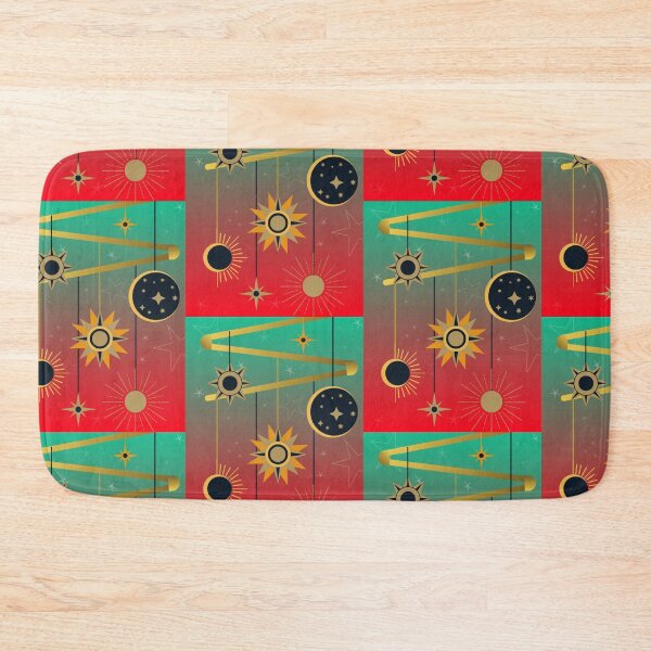 Item preview, Teal-Red Sun, Moon, and Stars Theme designed and sold by Spaceuser2.