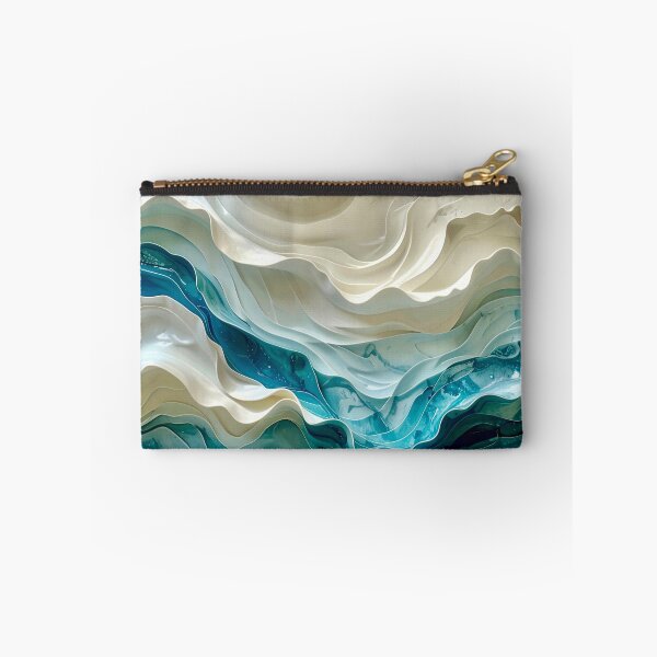 Item preview, Duality of Ivory Ceramic and Cobalt Waves designed and sold by Vicky Brago-Mitchell®.